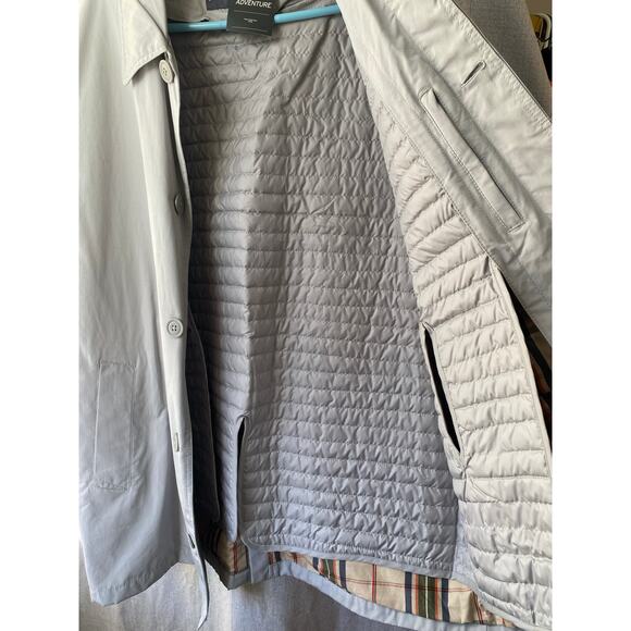 Eddie Bauer Men’s Goose Down Trench Coat - Size Large, New with Tags - Picture 4 of 9